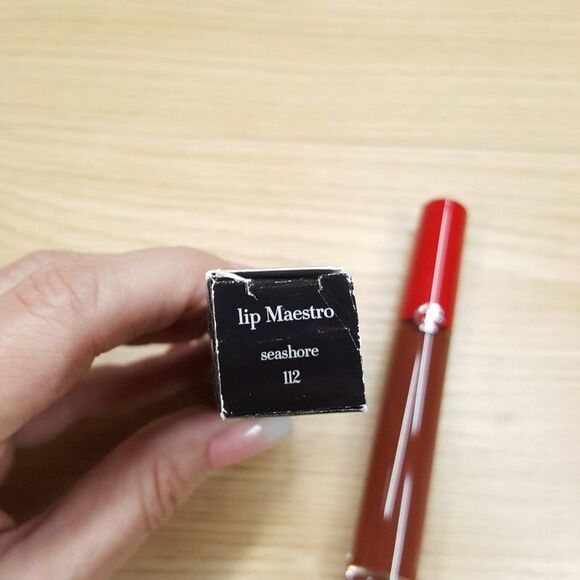 Giorgio Armani Lip Maestro Intense Velvet Color # 112 Seashore - Picture 3 of 3